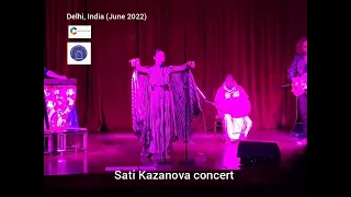 Сати Казанова . Концерт  в Индии 2022