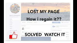 HOW TO REGAIN YOUR FACEBOOK PAGE AS ADMIN... SOLVED