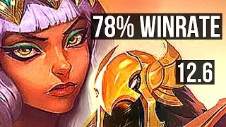 QIYANA vs AZIR (MID) | 78% winrate, 11/2/6 | NA Grandmaster | 12.6