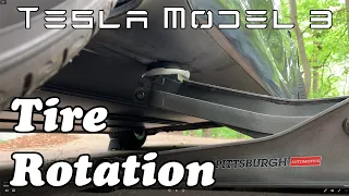 Tesla Model 3 - Tire Rotation