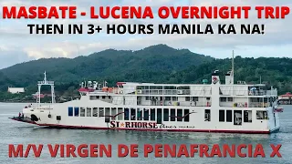 Masbate to Lucena Overnight Barko | Starhorse Shipping Lines Inc. | Virgen de Penafrancia X