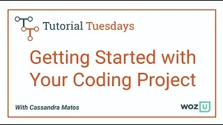 Woz U Learn to Code: Getting Started with Your Coding Project