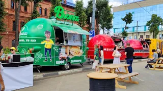 Прогулка по улице в Нижнем Новгороде 🏙️/Walk along Rozhdestvenskaya Street in Nizhny Novgorod