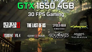 30 FPS (Locked) Gaming On GTX 1650 in 2023