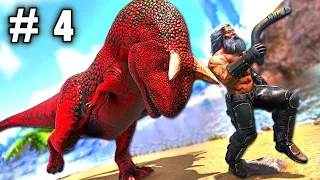 Finally Taming Alpha Dinosaurs! | ARK MEGA Modded Episode #4 @majaakogaming