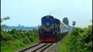 Indian Railways Train between India-Bangladesh || Maitree Express || IR LHB Rake & BR WDM-3A loco