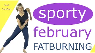 🙆‍♀️ 32 min. sporty February-Fatburner | Kraftausdauertraining | ohne Geräte, im Stehen