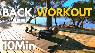 Back workout 10 min / Tabata workout / Hiit