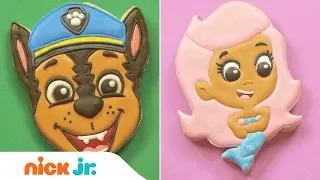 DIY Cookie Art 🍪 Ft. PAW Patrol, Butterbean’s Café & Bubble Guppies | Stay Home #WithMe | Nick Jr.