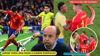 💥 LAMINE YAMAL ECLIPSA A VINICIUS Y SILENCIA A JUANMA RODRIGUEZ! ! VINI LA VUELVE A LIAR VS ESPAÑA❌