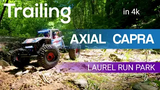 RC Rock Crawler Axial Capra Trailing @ Laurel Run Park in 4k 2022