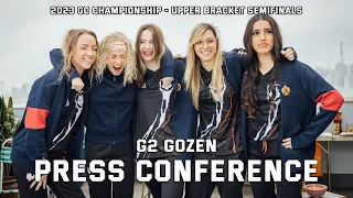 G2 Gozen Post-Match Press Conference vs Team SMG GC | 2023 Game Changers Championship
