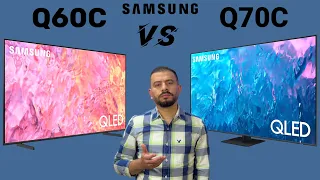 Samsung TV Q60C VS Q70C 2023 مقارنة قويه بين شاشات سامسونج اهم الاختلافات بينهم  اية أفضل للشراء