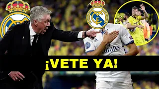 TERREMOTO EN EL MADRID / ANCELOTTI NO LO QUIERE NI VER / NO VOLVERÁ A JUGAR MÁS CON EL REAL MADRID