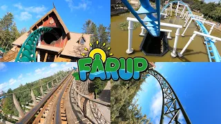 EVERY Roller Coaster @ Fårup Sommerland | 4K On-Ride Videos