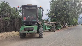 Un dia mas de cosecha, John Deere 9500 y SLC 6200