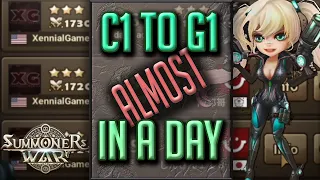 How I climbed RTA C1 to (almost) G1 final day : Summoners War