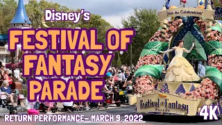 Disney’s Festival Of Fantasy Parade 2022 Return Performance | 4K
