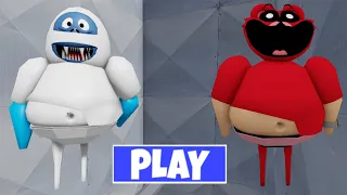 SECRET UPDATE | ABOMINABLE BOSS BARRY vs BOBBY BEARHUG BARRY - FULL GAMEPLAY - ROBLOX #obby