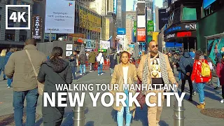 [Full Version] NEW YORK CITY - Times Square, Broadway, Central Park & Lincoln Center, Manhattan, 4K