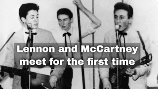 6th July 1957: John Lennon and Paul McCartney meet for the first time at St Peter's Church fête