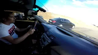 Камри 3.5 vs BMW 520 F10 -чип  (250л/с) vs Chaser  (300) л/с !!!