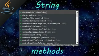 Java String methods 💬