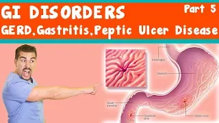 GI Disorders: GERD, Gastritis, peptic ulcer Disease. Part 5