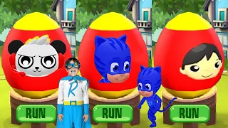 Tag with Ryan - New PJ Masks Mystery Surprise Egg All Characters Unlocked All Vehicles All Costumes