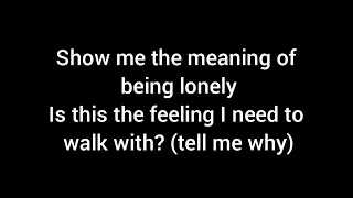 Backstreet Boys - Show Me The Meaning Of Being Lonely