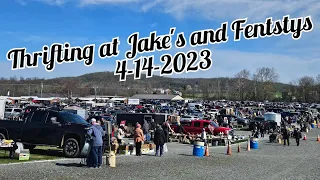 Thrifting at Jake's Flea Market and Fentsys Flea Market