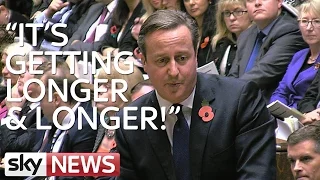 David Cameron Overheard Criticising PMQs' Length