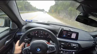 2019 BMW M5 F90 Competition - POV Drive