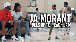 JA MORANT pulls up for ROB DILLINGHAM at PEACH JAM