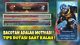 TIM TROLL + DIBACOTIN MUSUH ! TIPS MEMBALIKAN KEADAAN TIM SAAT KALAH ! Stenly Hayabusa Gameplay !