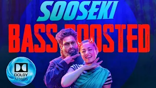 Sooseki - Bass Boosted song | Pushpa | Allu Arjun | rashmika | Sukumar |DSP