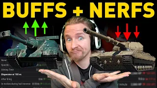 HUGE BUFFS AND NERFS in World of Tanks!