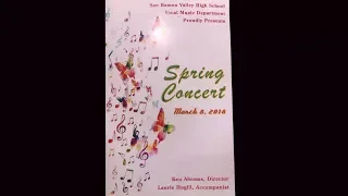 SRVHS Choral Spring Concert 2018 - "The Battle of Jericho"