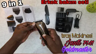 Goldmaster Janti 7141 Erkek Bakım seti Kutu açılışı ve İnceleme videosu