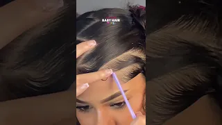 Tutorial Baby Hair de coração ❤️