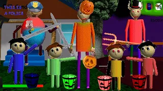 Baldi's Basics in Halloween and Cloned Chaos!  (Baldi's Basics Mod)