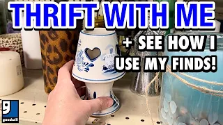 THRIFTING HOME DECOR ~ GOODWILL THRIFT SHOPPING HAUL ~ THRIFT WITH ME~THRILLED THRIFTER