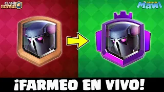 FARMEANDO MAESTRIAS en CLASH ROYALE con Mawi! 💀👑❤  EN VIVO - temporada 35 (season 35) (en vivo)