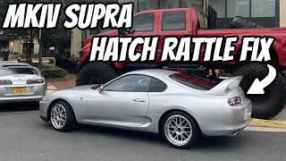 MKIV Supra Hatch Rattle SOLVED!!! How to Fix it