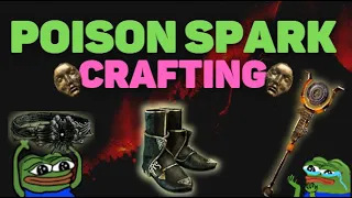 Poison Spark Crafting Session - How I Made My Sceptre, Belt, Boots [Path of Exile 3.20 Sanctum]