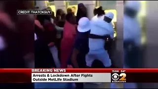 Mayhem Outside MetLife Stadium During Summer Jam Concert