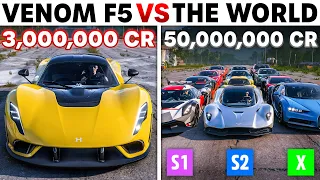 Forza Horizon 5 | Hennessey Venom F5 VS The World | The New King Of Top Speed?