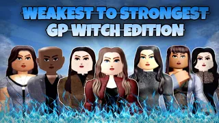 (REVAMP) WEAKEST TO STRONGEST GAMEPASS WITCHES ON THE VAMPIRE ORIGINS ROBLOX ; TVO