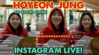 HOYEON JUNG (Chung) Hoooooyeony INSTAGRAM LIVE