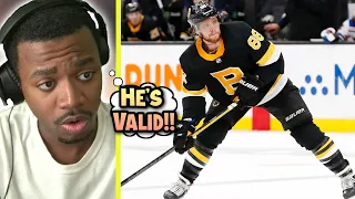 NAH THIS DUDE CERTIFIED!!! Reacting To David Pastrnak For The First Time!